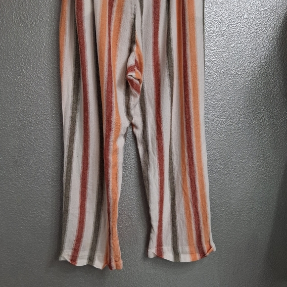 Dear Grace With Love Striped Paper Bag Cropped Pants  Size XL - Picture 8 of 10